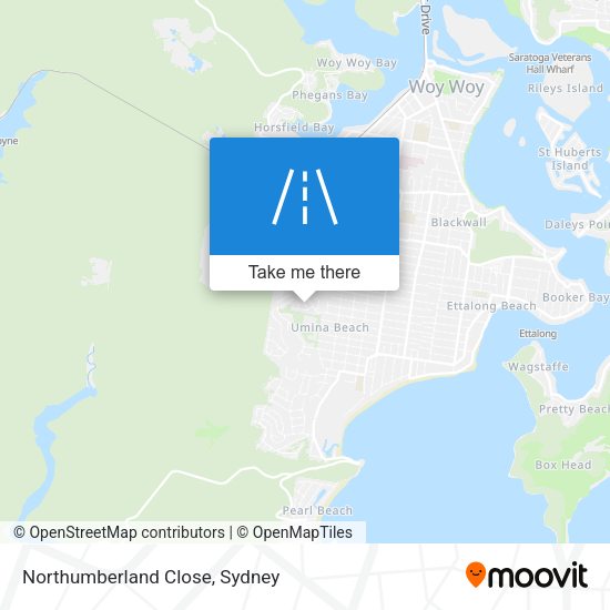Northumberland Close map