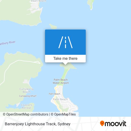 Barrenjoey Lighthouse Track map