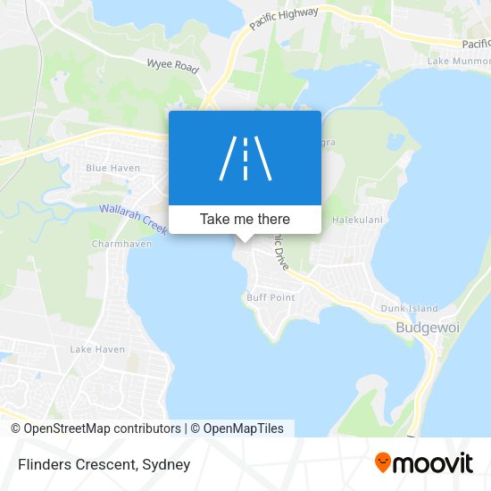 Flinders Crescent map