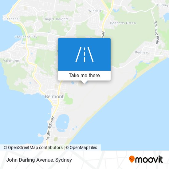 John Darling Avenue map