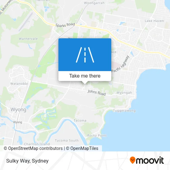 Mapa Sulky Way