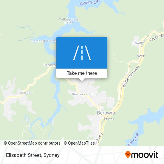 Elizabeth Street map
