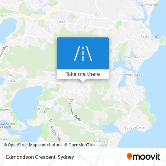 Edmondson Crescent map