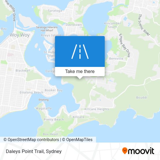 Daleys Point Trail map