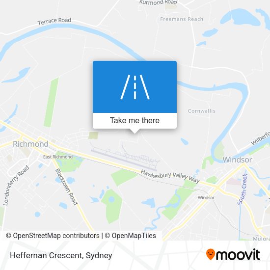Heffernan Crescent map
