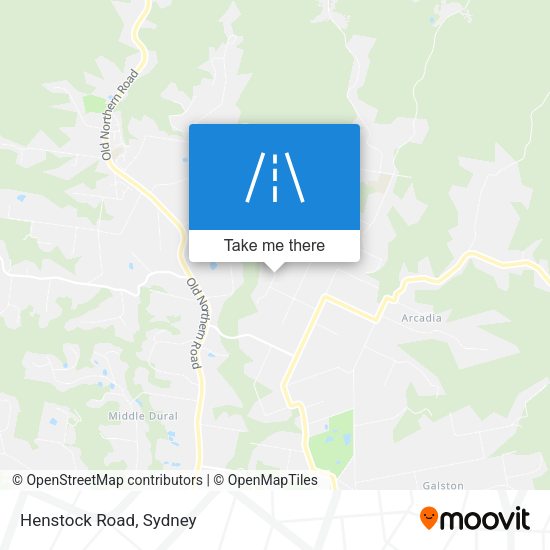 Henstock Road map