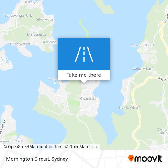 Mornington Circuit map