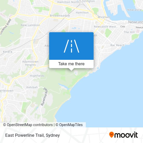 East Powerline Trail map