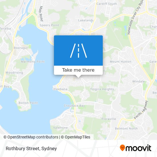 Rothbury Street map