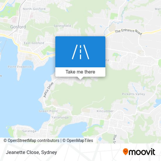 Jeanette Close map