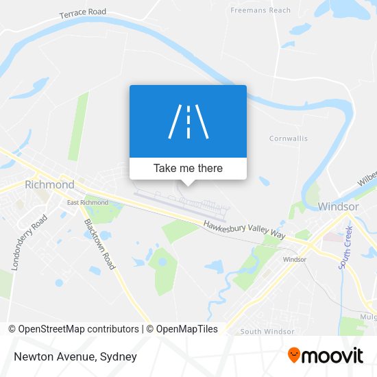 Newton Avenue map