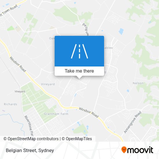 Belgian Street map