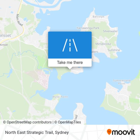 North East Strategic Trail map
