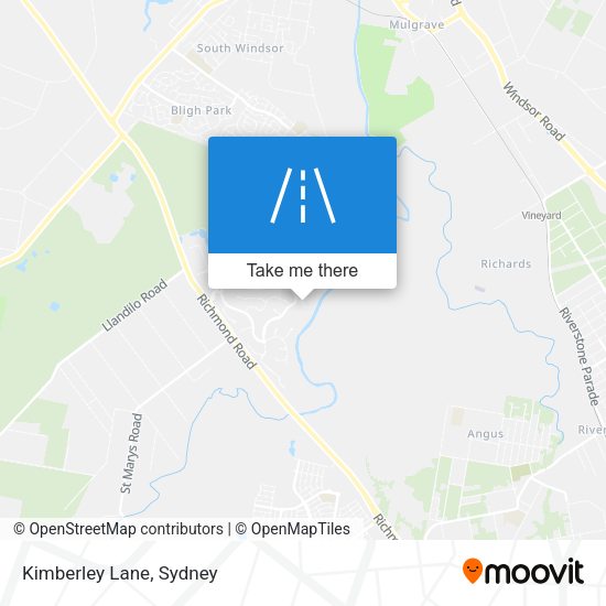 Kimberley Lane map