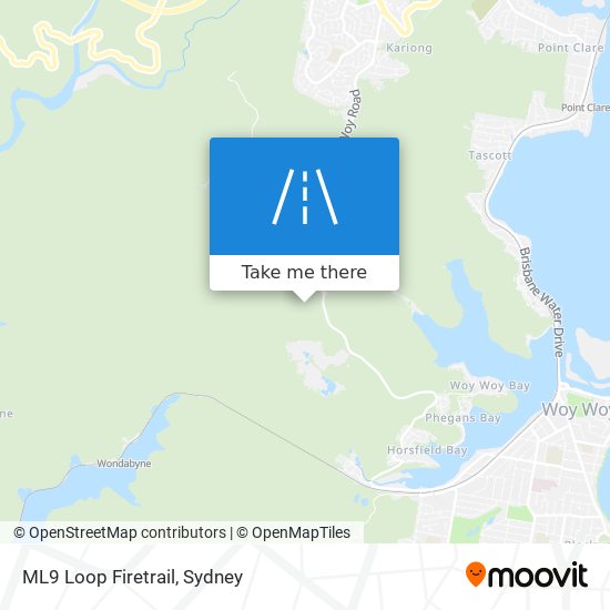 ML9 Loop Firetrail map
