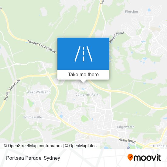 Portsea Parade map