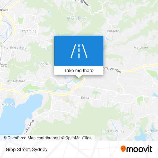 Gipp Street map