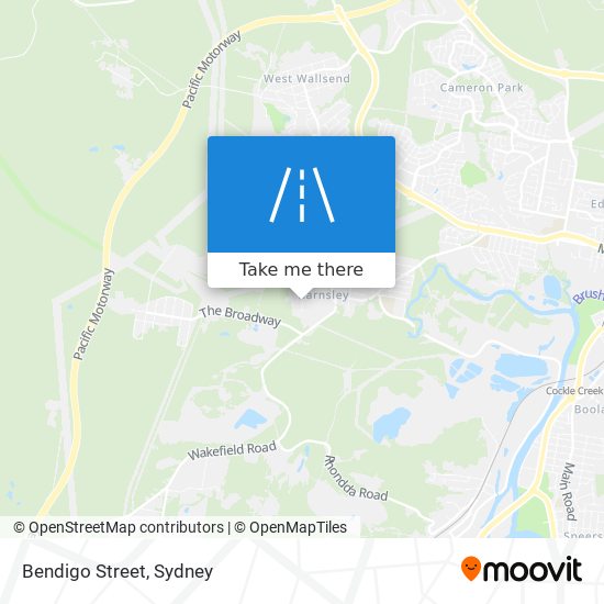 Bendigo Street map