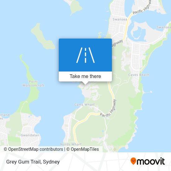 Grey Gum Trail map