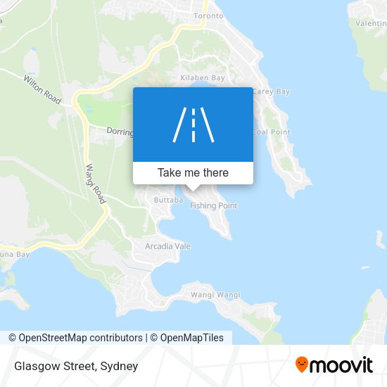 Glasgow Street map