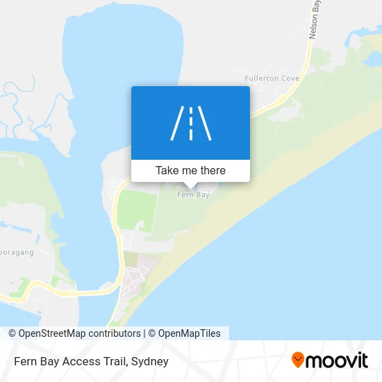 Mapa Fern Bay Access Trail