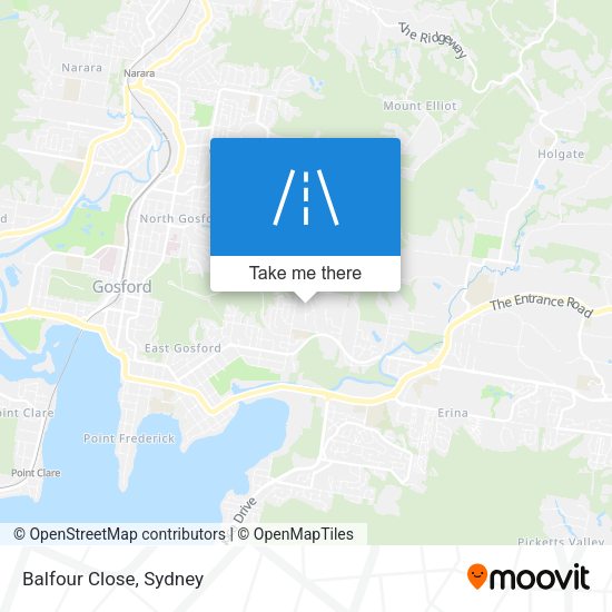 Balfour Close map