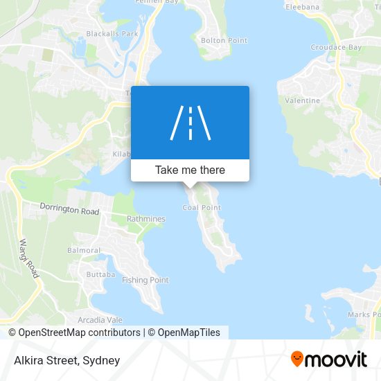 Alkira Street map