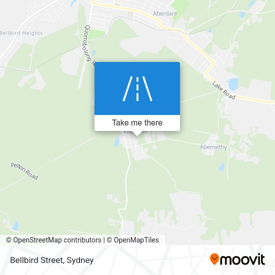 Bellbird Street map