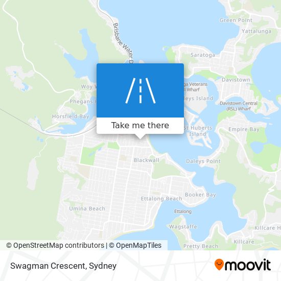 Swagman Crescent map