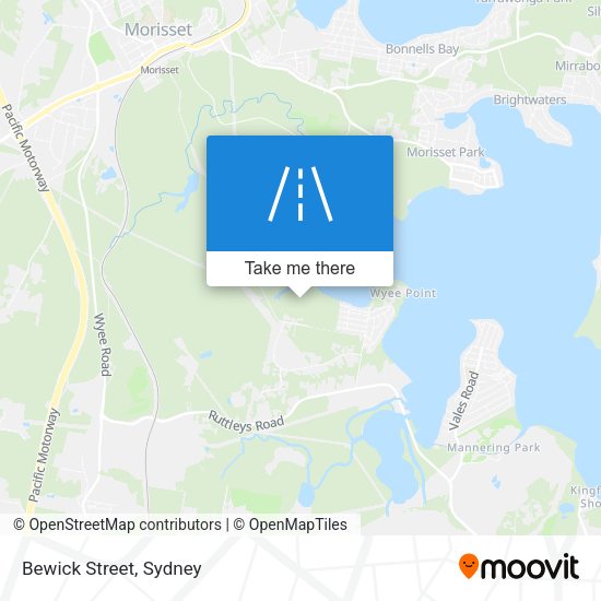 Bewick Street map
