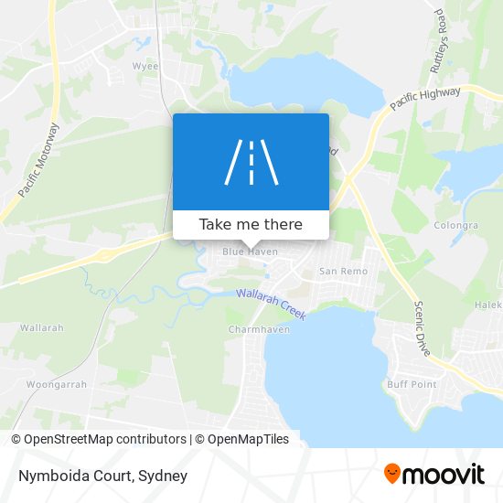 Nymboida Court map