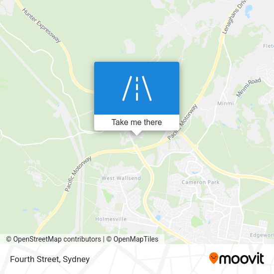 Fourth Street map