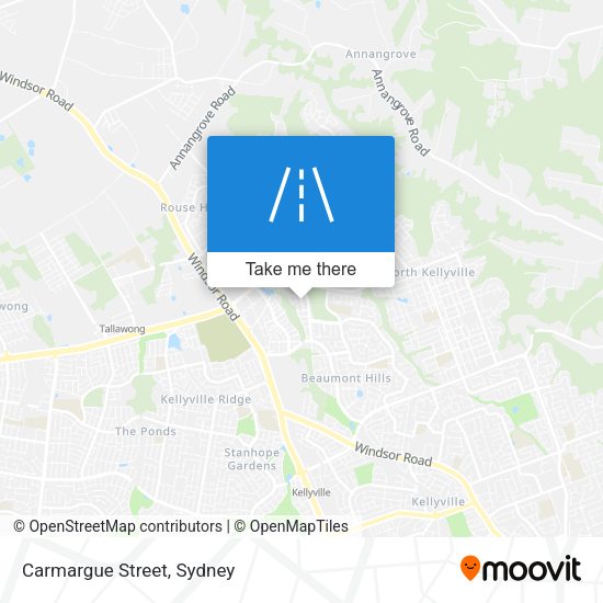 Carmargue Street map