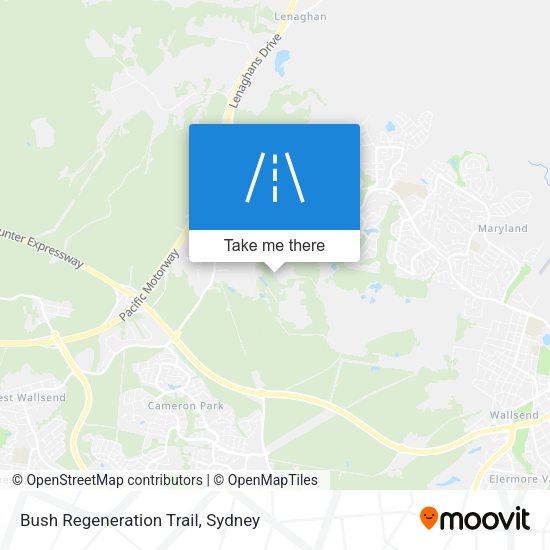 Bush Regeneration Trail map