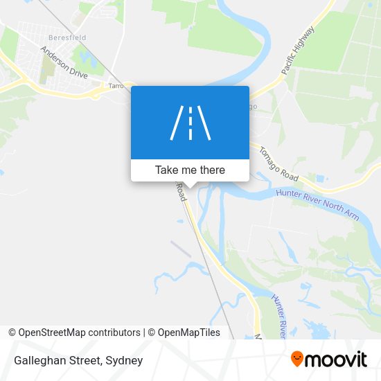 Galleghan Street map