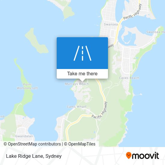 Lake Ridge Lane map