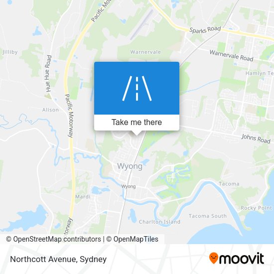 Northcott Avenue map