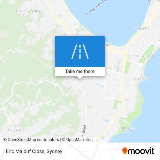 Eric Malouf Close map