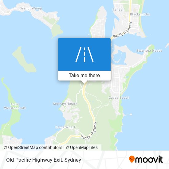 Old Pacific Highway Exit map