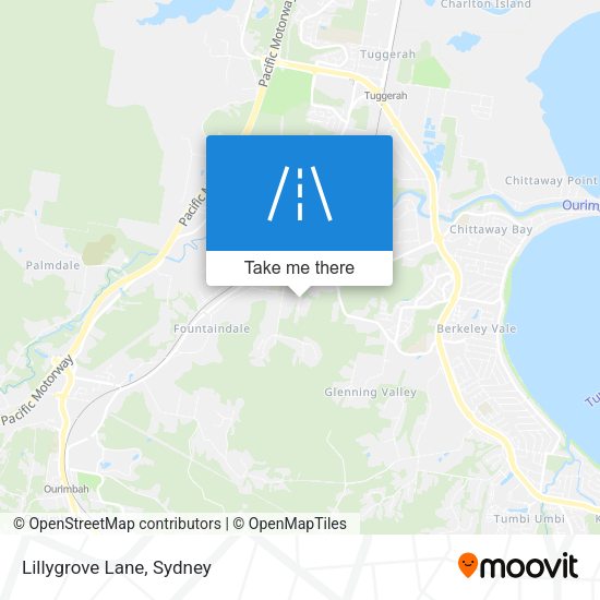 Lillygrove Lane map