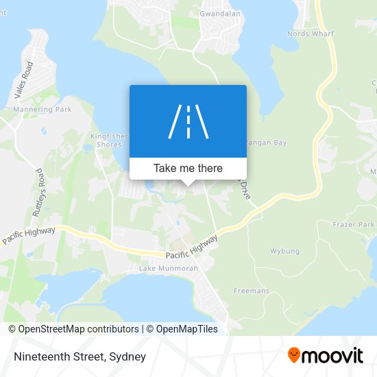 Nineteenth Street map