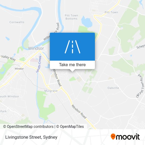 Livingstone Street map