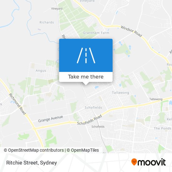 Ritchie Street map