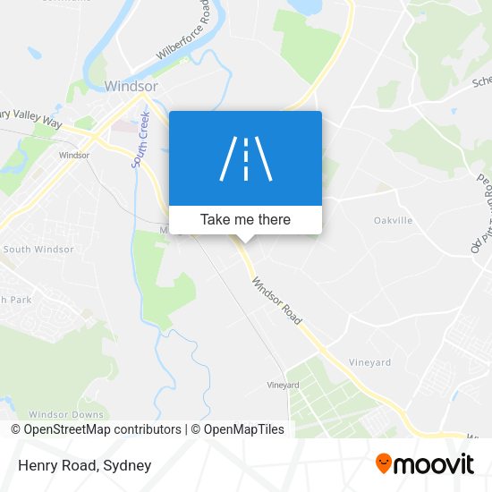 Henry Road map