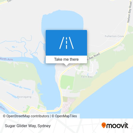 Sugar Glider Way map