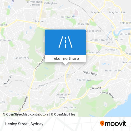 Henley Street map