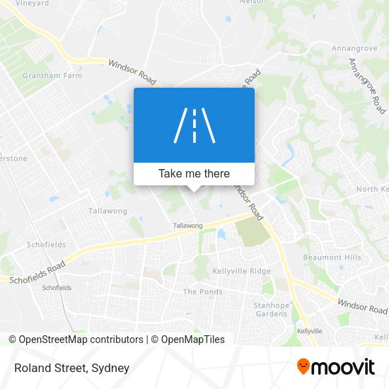 Roland Street map