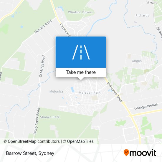 Barrow Street map