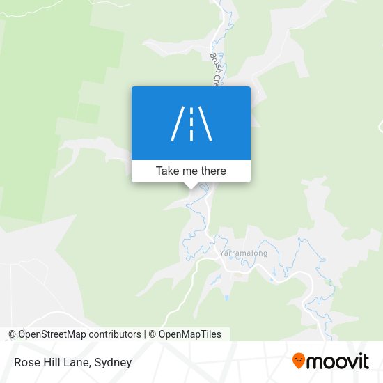 Rose Hill Lane map