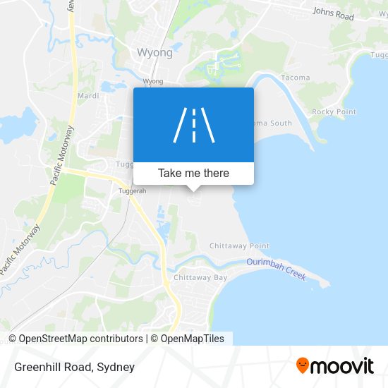 Greenhill Road map